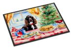 NEW American Water Spaniel Christmas Cookies Doormat Front Door Mat Indoor Outdoor Rugs for Entryway, Non Slip Washable Low Pile, 18H X 27W
