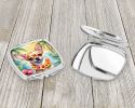 NEW Chihuahua Luau Compact Mirror Decorative Travel Makeup Mirror for Women Girls Gifts Pocket Makeup Mirror Folding Handheld