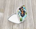 NEW Dachshund Luau Compact Mirror Decorative Travel Makeup Mirror for Women Girls Gifts Pocket Makeup Mirror Folding Handheld
