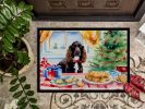 NEW American Water Spaniel Christmas Cookies Doormat Front Door Mat Indoor Outdoor Rugs for Entryway, Non Slip Washable Low Pile, 18H X 27W