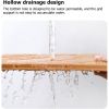 12X12in Plastic Flooring Drain Patio Tiles for Indoor and Outdoor Interlocking Cuttable Square Deck Tiles All Weather Use Flooring Covering Size 40pcs