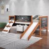 ACME Aurea 2 Toy Boxes, Cherry Oak & White Finish BD01410
