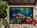 NEW Loggerhead Sea Turtle Doormat Front Door Mat Indoor Outdoor Rugs for Entryway, Non Slip Washable Low Pile, 18H X 27W
