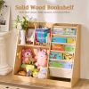 Kids Bookshelf and Toy Storage Organizer, Wooden Kids Book Shelf,Childrens Bookshelf, Bookcase for Kids Room,Nursery Bookcase for Kids, Children