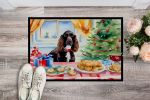 NEW American Water Spaniel Christmas Cookies Doormat Front Door Mat Indoor Outdoor Rugs for Entryway, Non Slip Washable Low Pile, 18H X 27W