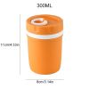 Portable Cute Lunch Box School Kids Plastic Picnic Bento Box Microwave Food Box With Spoon Fork Compartments Storage Containers