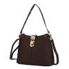 MKF Collection Ezra Snake embossed Vegan Leather Women Shoulder Handbag by Mia K