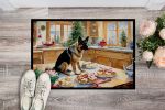 NEW German Shepherd Christmas Cookies Doormat Front Door Mat Indoor Outdoor Rugs for Entryway, Non Slip Washable Low Pile, 18H X 27W